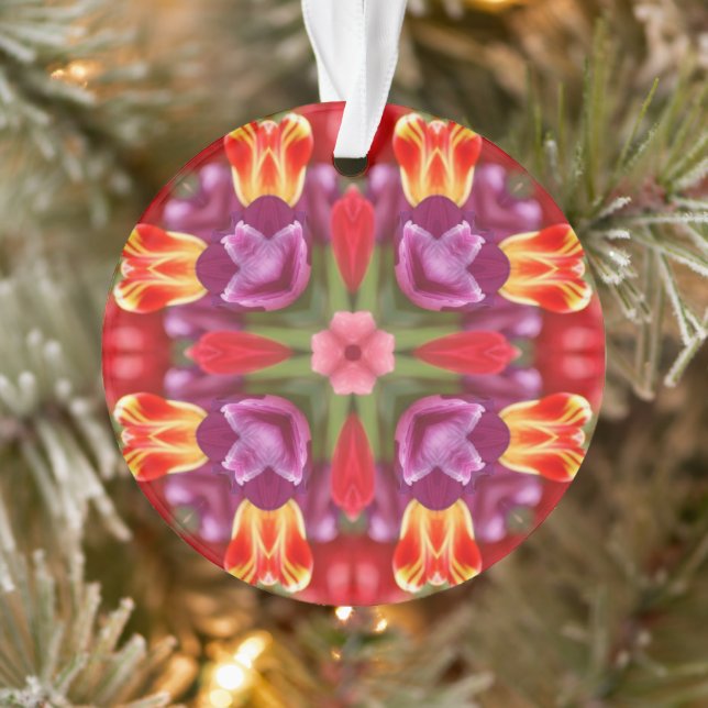 Tulips Kaleidosskop Ornament (Baum)