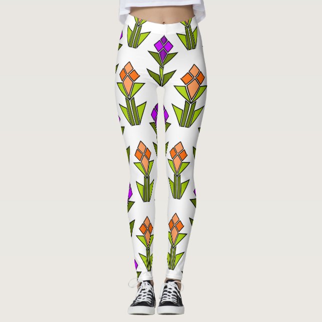Tulips Leggings (Vorderseite)