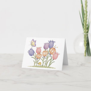 Tulips - Note Card Karte