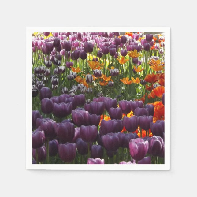 Tulips Paper Napkin Serviette (Vorderseite)