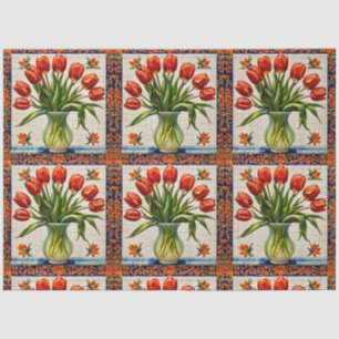 Tulips Populäre schöne Sammlung Seidenpapier
