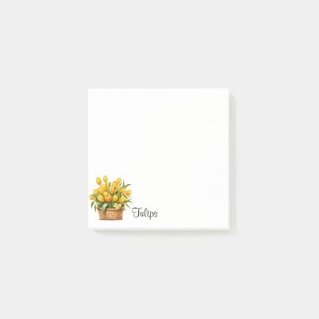 Tulips Post-it Klebezettel (Vorderseite)