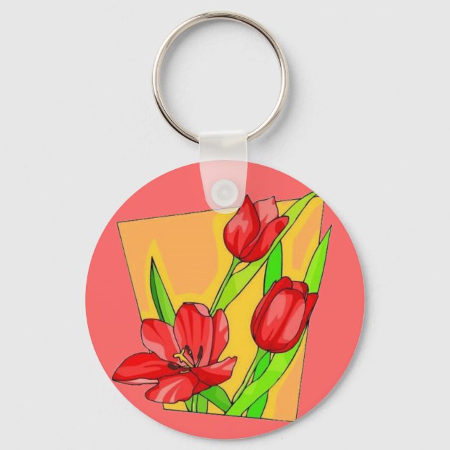 Tulips Schlüsselanhänger (Vorderseite)