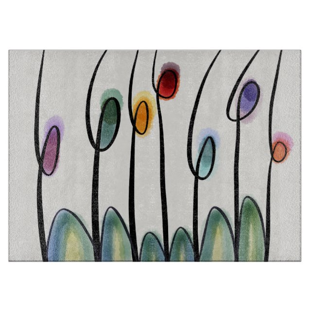 Tulips Schneidebrett (Vorderseite)