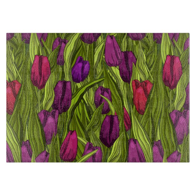 Tulips Schneidebrett (Vorderseite)