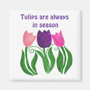 Tulips sind immer in der Saison Magnet