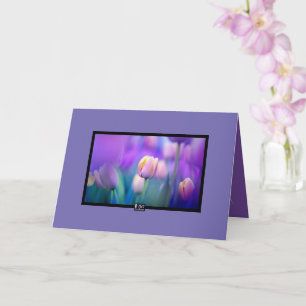 Tulips Sympathy Card Karte