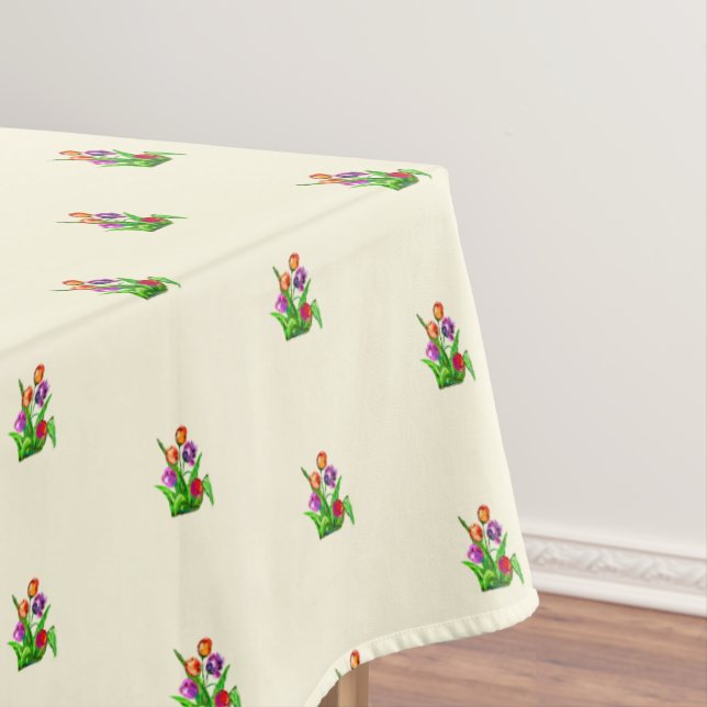 Tulips Tablecloth - Farbe auswählen Tischdecke (Beispiel)