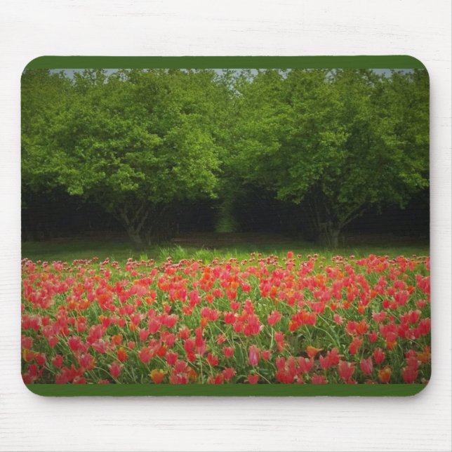 Tulips & Trees Mousepad (Vorne)