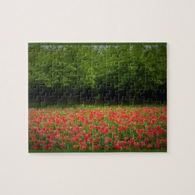 Tulips & Trees Puzzle (Horizontal)