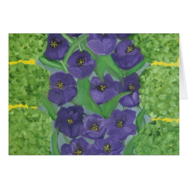 Tulips und Boxwood (Vorderseite (Horizontal))