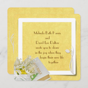 Tulips und Daisies Einladung