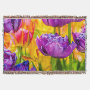Tulips verzaubern Deep Pink Decke