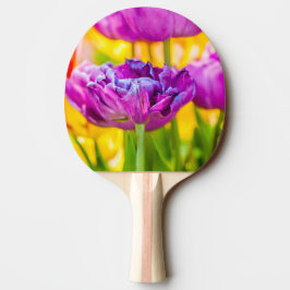 Tulips verzaubern Dunkelrosa Tischtennis Schläger