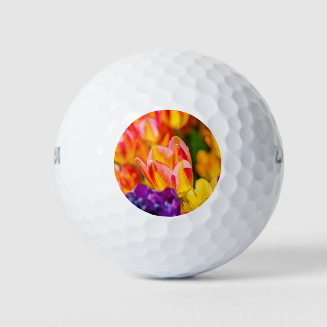 Tulips-Verzauberung Golfball (Vorderseite)