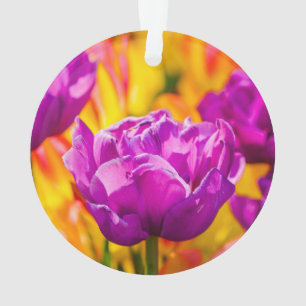 Tulips Verzauberung Violet Ornament
