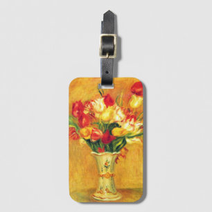 Tulips von Pierre Renoir, Vintager Impressionismus Gepäckanhänger