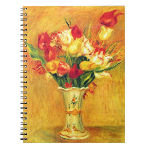 Tulips von Pierre Renoir, Vintager Impressionismus Notizblock