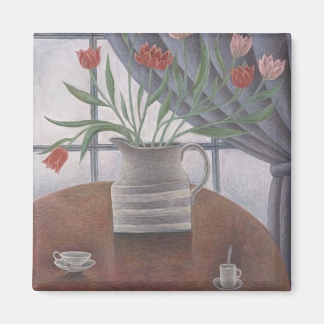 Tulips Vorhang Cups 2002 Magnet (Vorne)