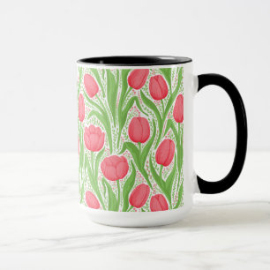 Tulissen in Rot und Grün Tasse