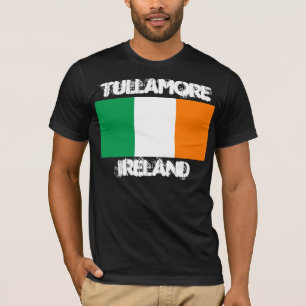 Tullamore, Irland mit irischer Flagge T-Shirt