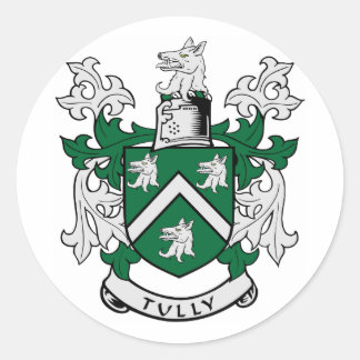 TULLY-Wappen Runder Aufkleber