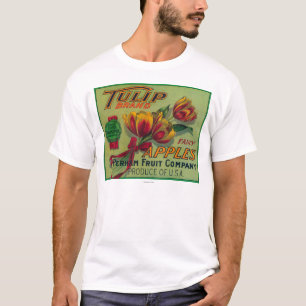 Tulpe-Apple-Kiste LabelYakima, WA T-Shirt