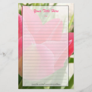 Tulpe-Briefpapier Briefpapier