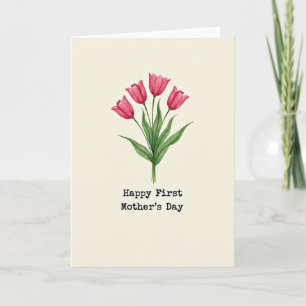 Tulpe Erste Muttertagskarte Karte