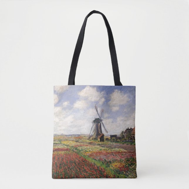 Tulpe-Felder Rijnsburg Windmühle Claude Monets | (Vorderseite)