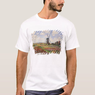 Tulpe-Felder Rijnsburg Windmühle Claude Monets   T-Shirt