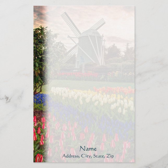 Tulpe-Festival Briefpapier (Vorderseite)