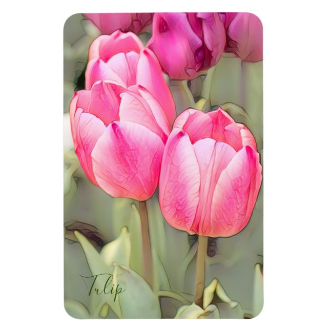 Tulpe [Flex Photo Magnet] Magnet (Vertikal)