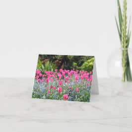 Tulpe-Freundschafts-Anmerkungs-Karte Karte