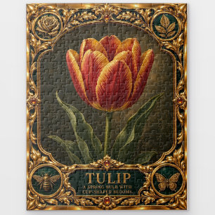 Tulpe, Juwelen-Erbstück-Kunst Puzzle