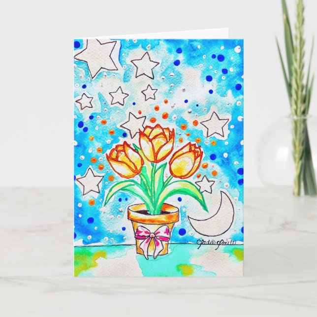 Tulpe Karte (Vorderseite)