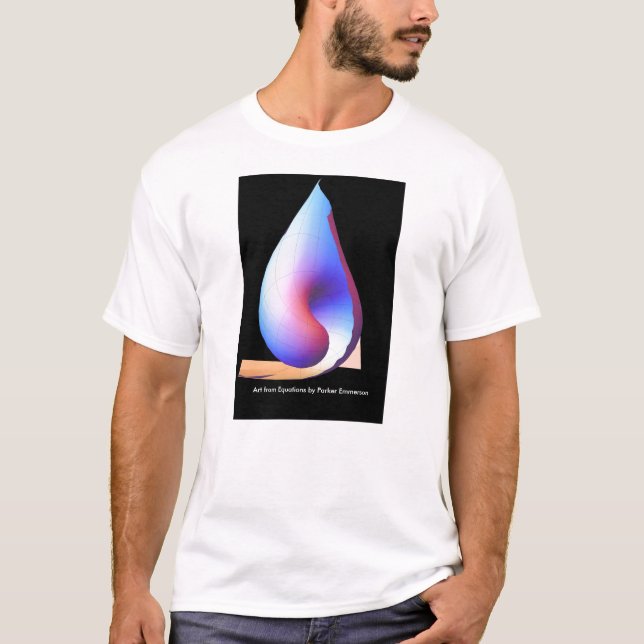 Tulpe, Kunst von den Gleichungen durch Parker T-Shirt (Vorderseite)