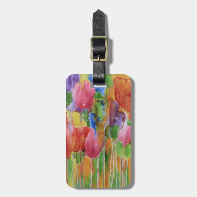 Tulpe Palooza Gepäckanhänger (Vorderseite vertikal)