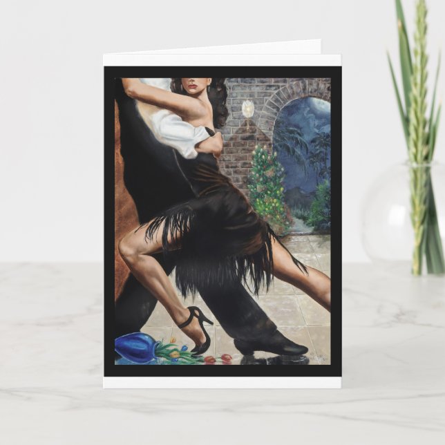 Tulpe-Tango Karte (Vorderseite)