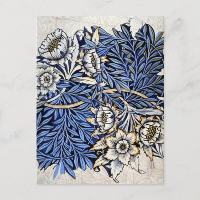 "Tulpe u. Weide" durch William Morris - Postkarte (Vorderseite)