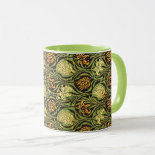 Tulpe und Lilie, berühmtes Muster, Tasse