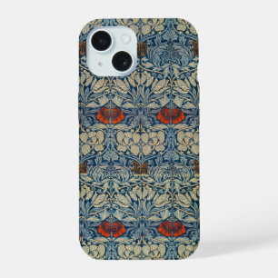 Tulpe und Rose Datum, Design 1876 William Morris iPhone 15 Hülle