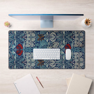 Tulpe und Rose, William Morris Schreibtischunterlage