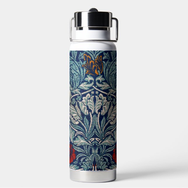 Tulpe und Rose, William Morris Trinkflasche (Hinten)