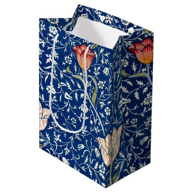 Tulpe, William Morris Mittlere Geschenktüte (Vorderseite Schrägansicht)