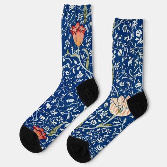Tulpe, William Morris Socken (Linkes Detail)