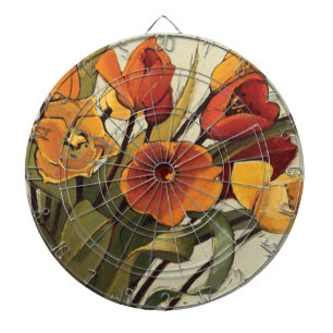 Tulpe-Zeit Dartscheibe