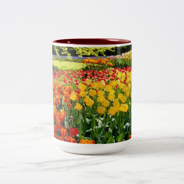 TULPE-ZEIT ZWEIFARBIGE TASSE (Mittel)