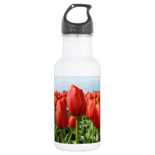 Tulpegarten des roten Frühlinges Trinkflasche