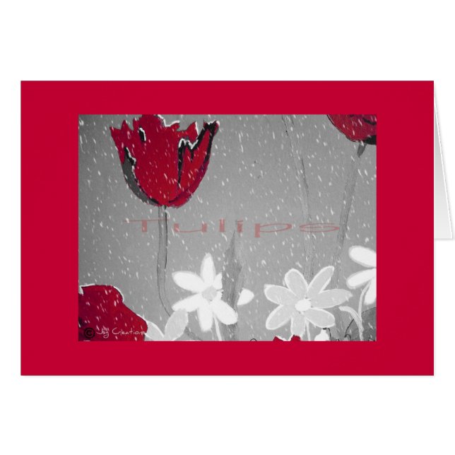 "Tulpen " (Vorderseite (Horizontal))